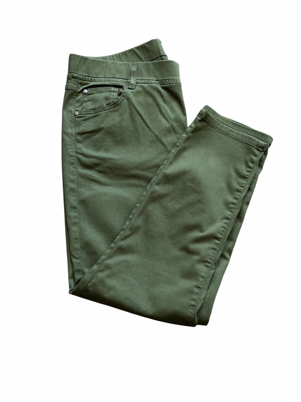 Rabe Slim Straight Jeans in Olive Green